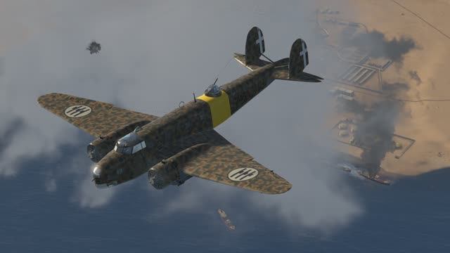 Fiat BR.20 Cicogna, бомбардировка Тобрука.
