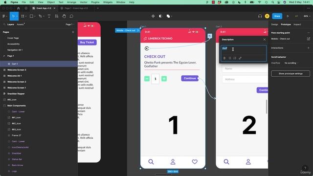 4_167. How to create & share a flows in Figma