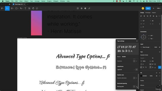 7_85. What are the Advanced Type Options in Figma