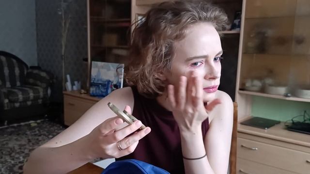 вышивка на футболке / разбор косметички / болталка