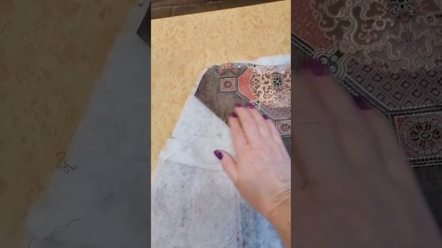 Сумка из остатков меха.