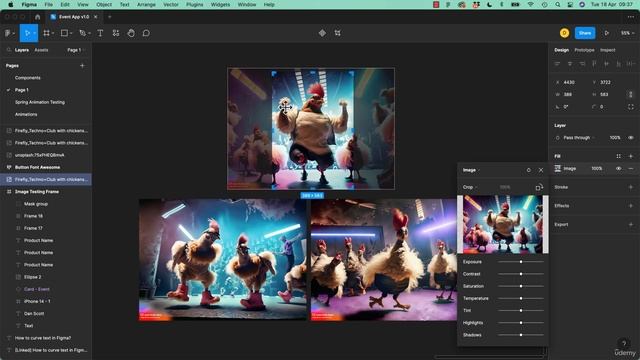 3_93. How to crop images using shortcuts in Figma