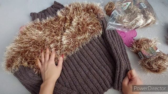 СВИТЕР ИЗ ТРАВКИ С ВЫСОКОЙ РЕЗИНКОЙ. ОРИГИНАЛЬНАЯ МОД?