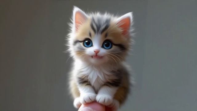 ГОВОРЯЩИЙ КОТЕНОК. АНИМАЦИЯ ДЛЯ ДЕТЕЙ.