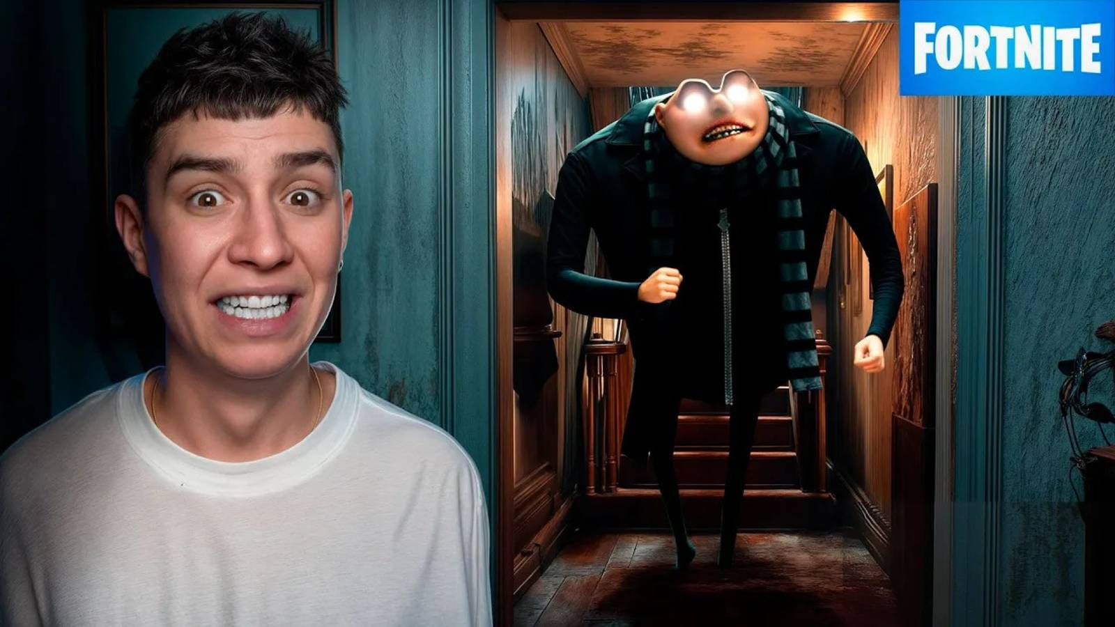 ЭКСТРЕМАЛЬНЫЙ ПОБЕГ ОТ ГРЮ В ФОРТНАЙТЕ (ГАДКИЙ Я)! ГЛЕНТ ИГРАЕТ В ESCAPE GRU FORTNITE!