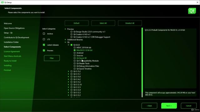 18. Installing on Windows