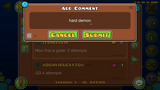 Прошел хард демон за пару попыток? Geometry Dash (24)