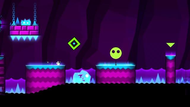 2 уровень viking arena в geometry dash meltdown