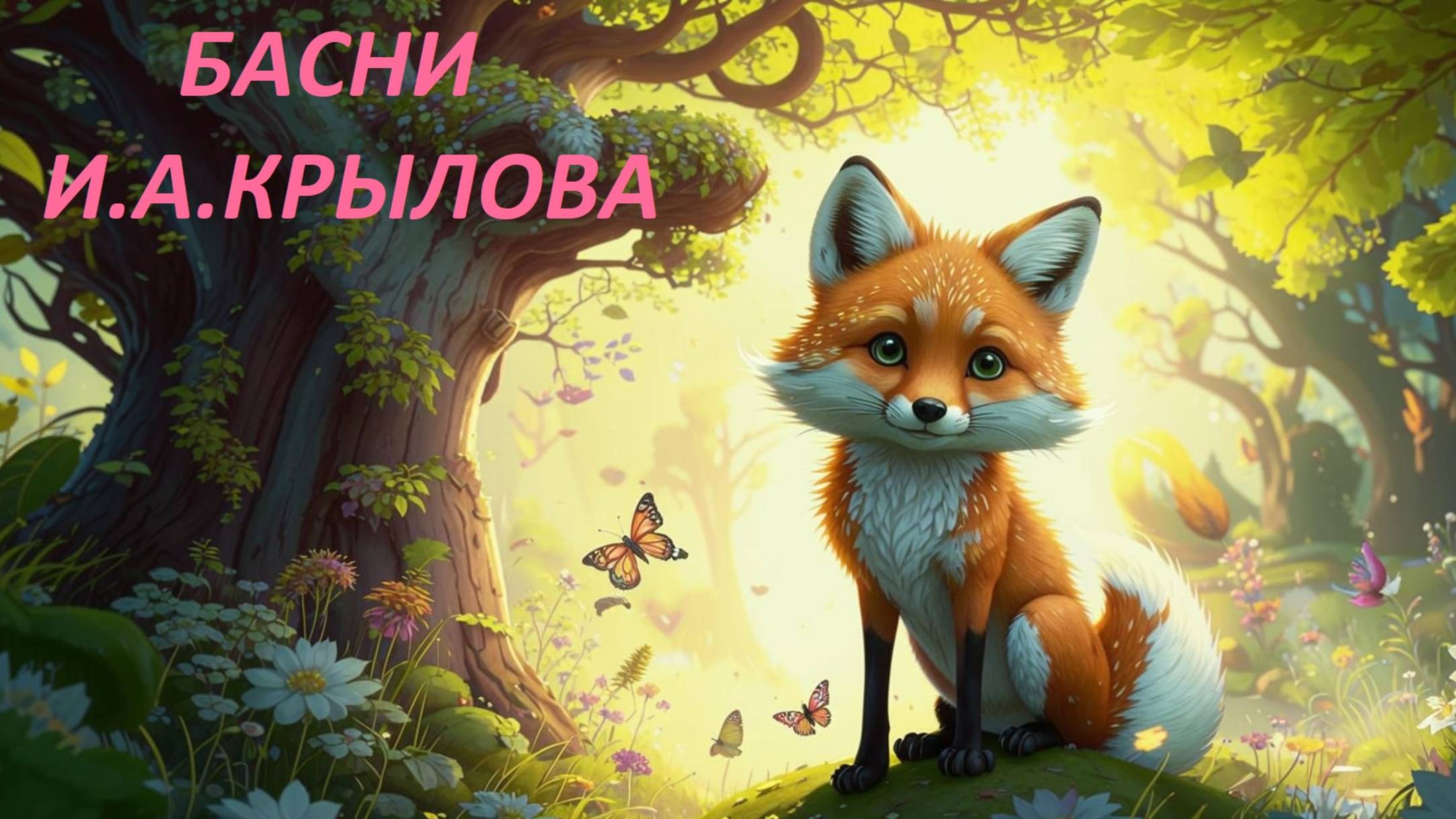 Басни И. А. Крылова.  Сказки на ночь. Сказки перед сном.