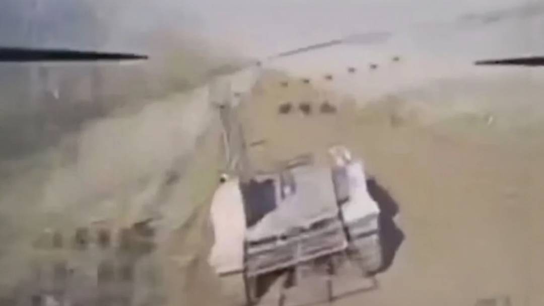 ВС РФ уничтожили подвозившую боеприпасы роботизированную платформу ВСУ