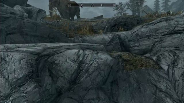 Skyrim. Мамонт замочил лису
