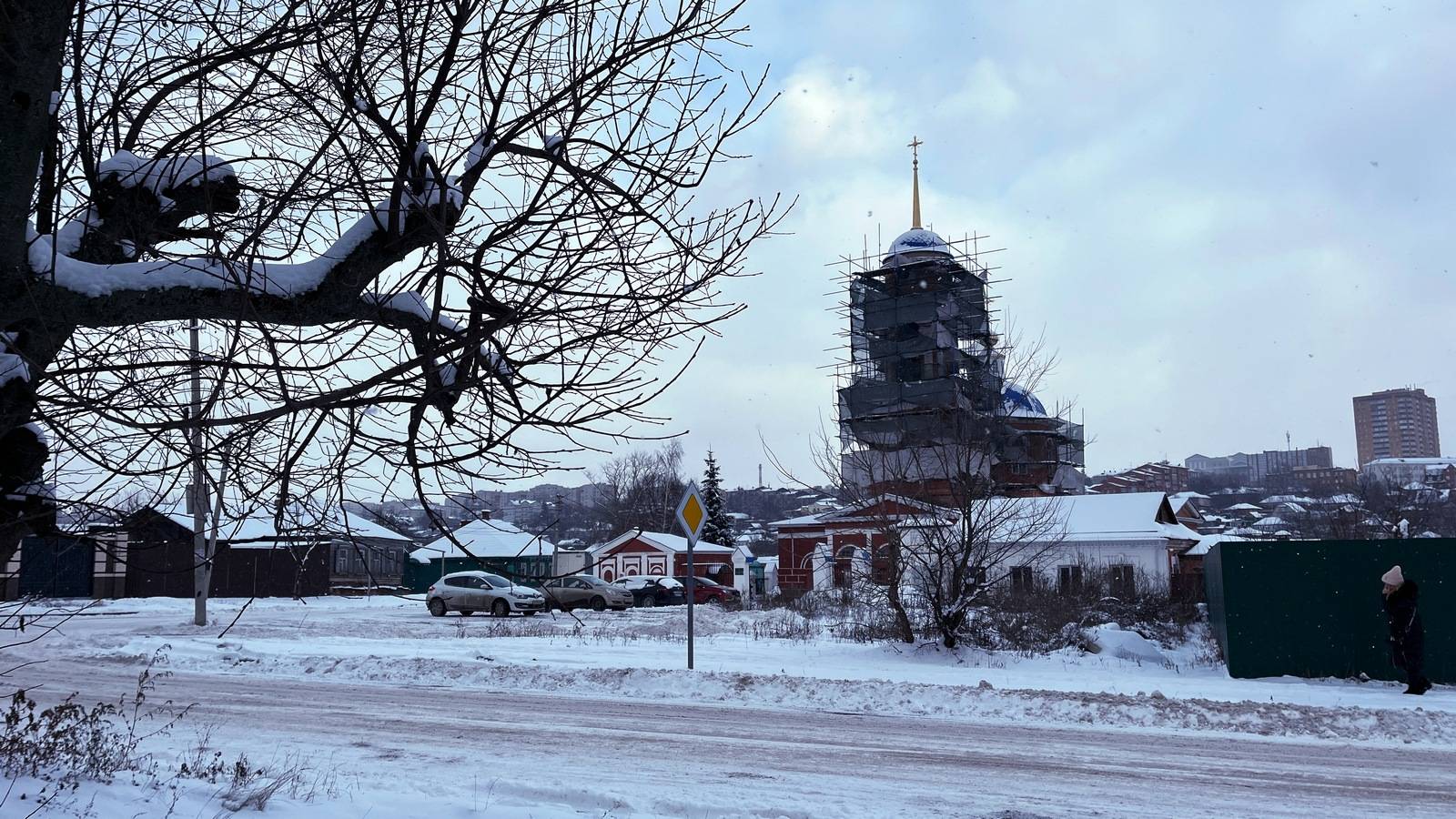 Заснеженные улочки. Курск.