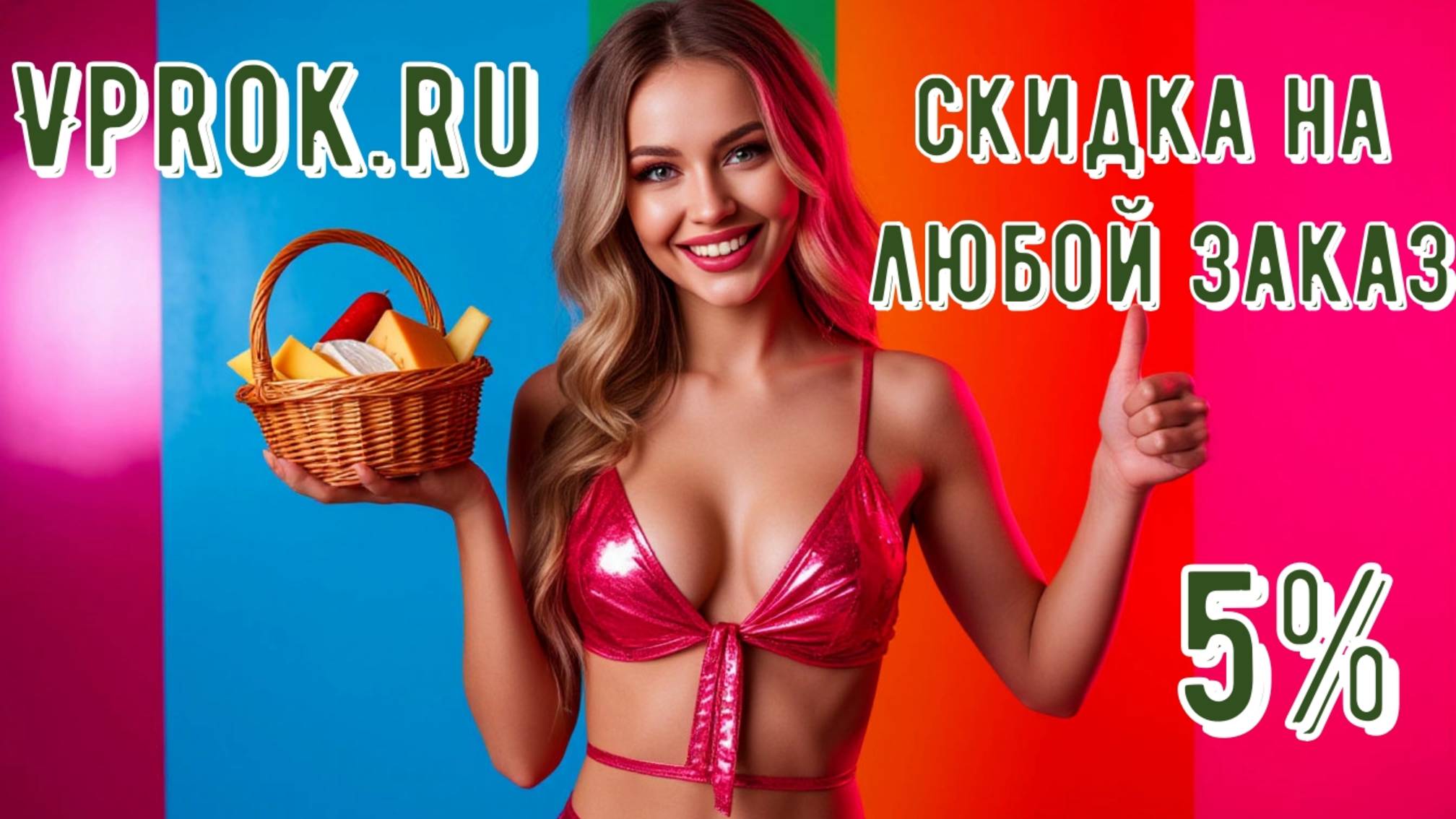 Промокод Vprok.ru Перекрёсток | 5% скидка на любой заказ от 4000₽
