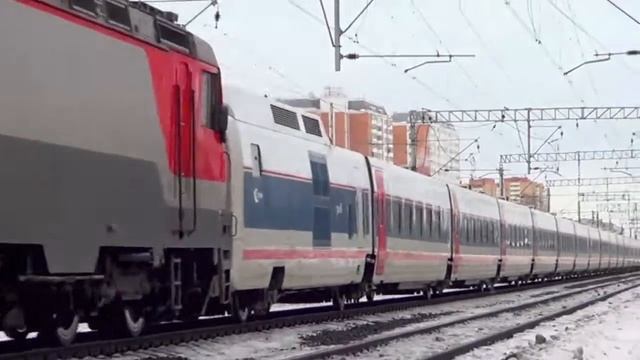 ЭП20-016 с поездом "Стриж-Тальго" №703 "Нижний Новгород – Москва"