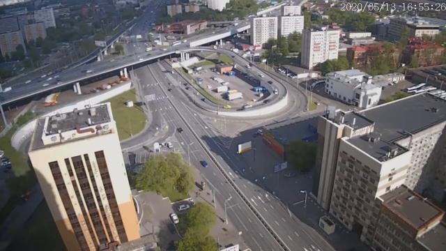 Москва - Нижегородская улица - веб камера 13.05.2020, 13:56