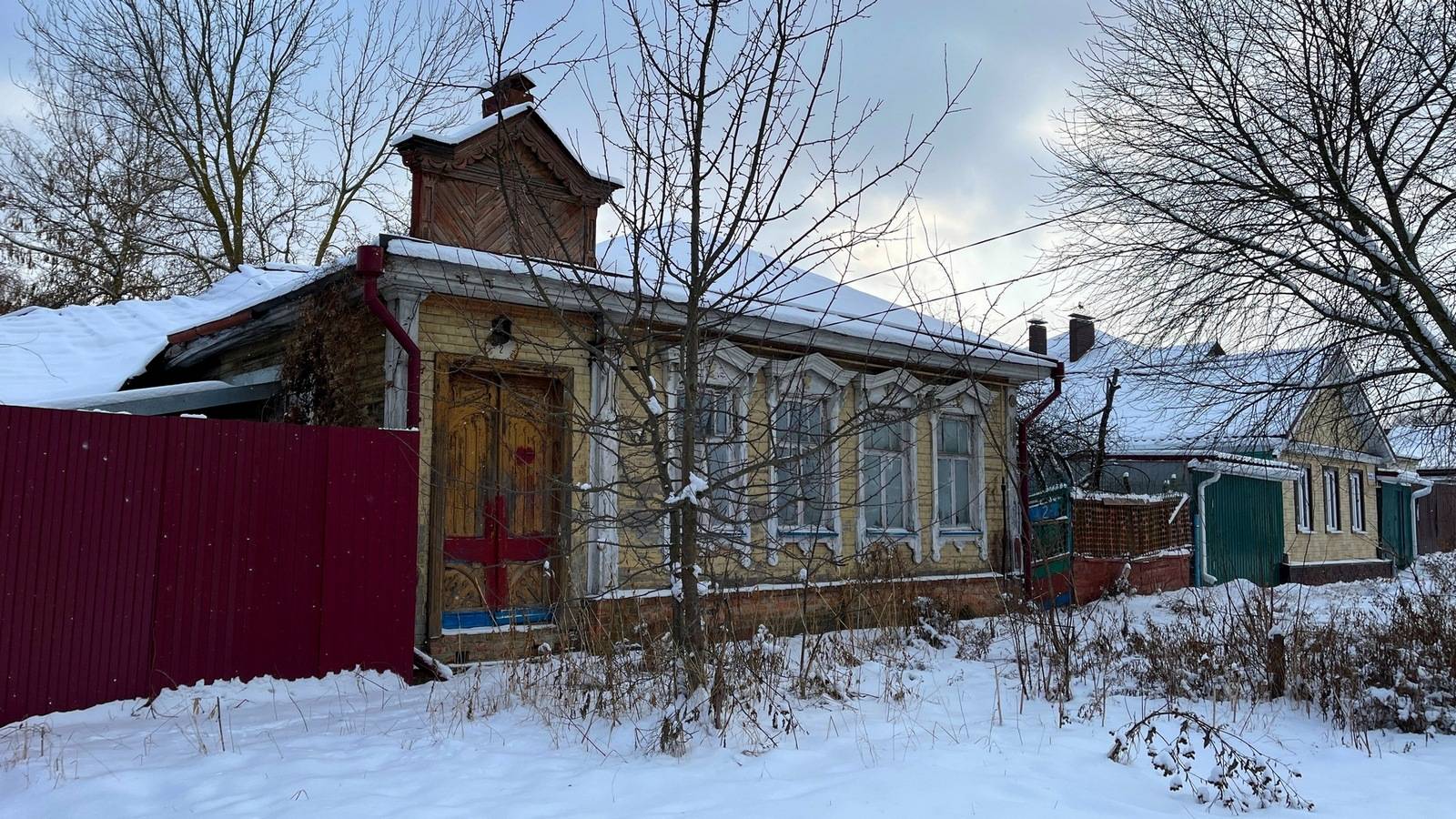Наконец- то снег. Курск.