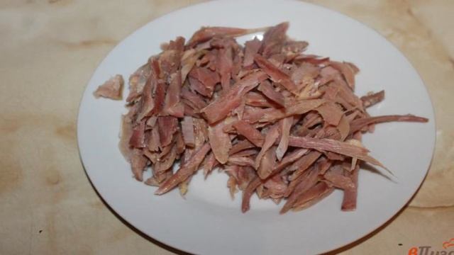 Лаваш с копченой курицей и грибами