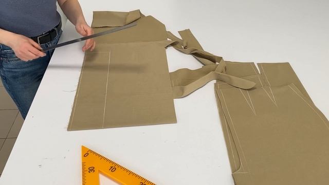 Розкрій прямої спідниці (Раскрой прямой юбки)