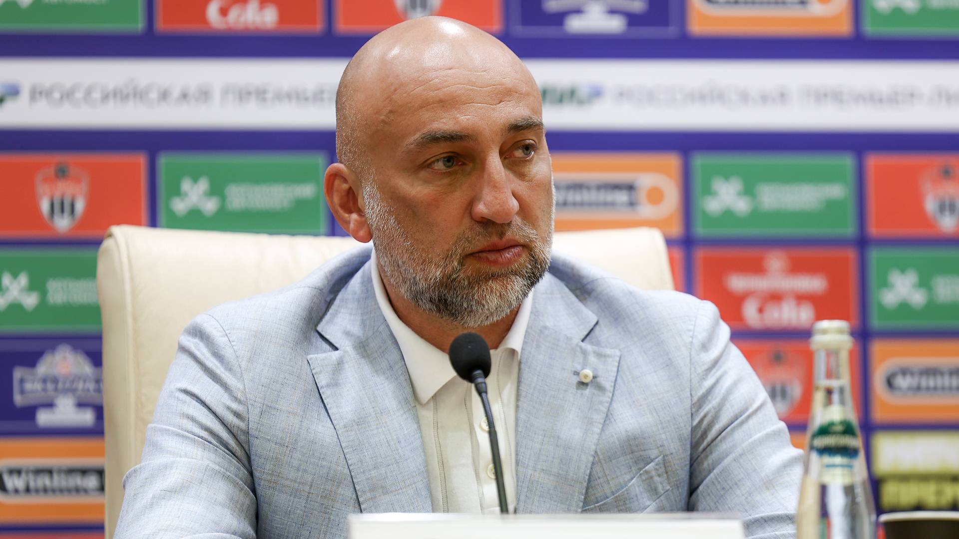 Магомед Адиев. Пресс-конференция после матча «Химки» - «Рубин»