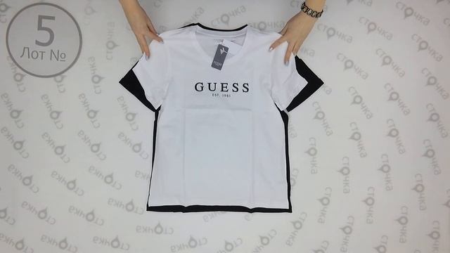 GUESS tshirts womens 5, сток одежда оптом.Цена за ед.: 11.12 евро