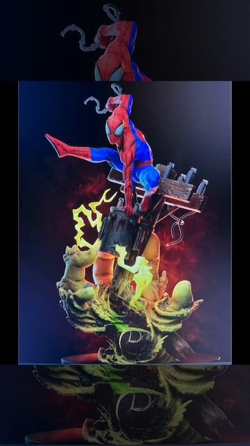 3D-печать, которая удивит даже Marvel. Ты готов? #эмоции #подарок #3d #marvel #spiderman #тренды