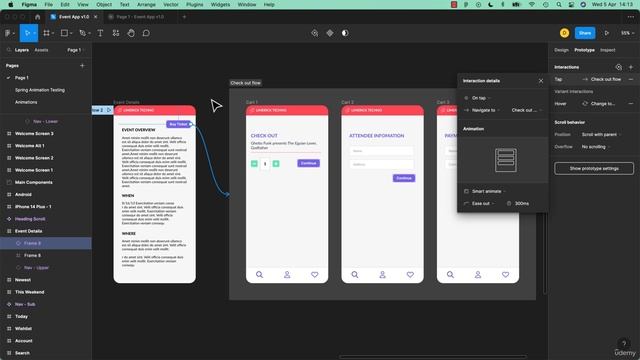 15_58. How to use sections for prototyping in Figma