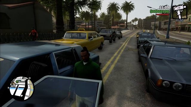 GTA SA. Коп провалился в асфальт