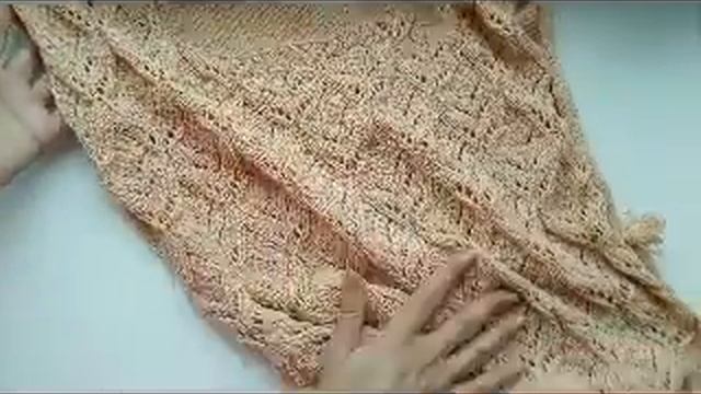 АЖУРНЫЙ ДЖЕМПЕР СПИЦАМИ НА ВЕСНУ 3 ЧАСТЬ