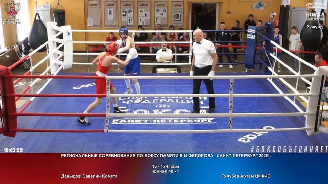 174 пф 48 кг Давыдов Савелий Комета Голубев Артем ЦФКиС