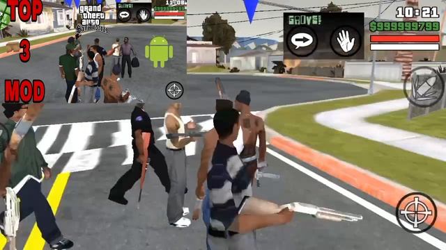 Топ-3 модов (2025) для GTA San Andreas для Android (бесплатно)