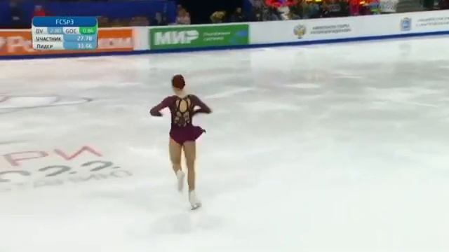 Александра Трусова. Короткая программа. Женщины. Сама?