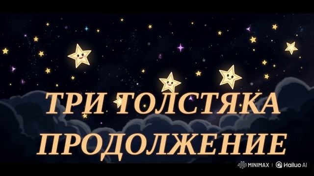 ТРИ ТОЛСТЯКА. ПРОДОЛЖЕНИЕ. ЛИТЕРАТУРА ДЛЯ ДЕТЕЙ.