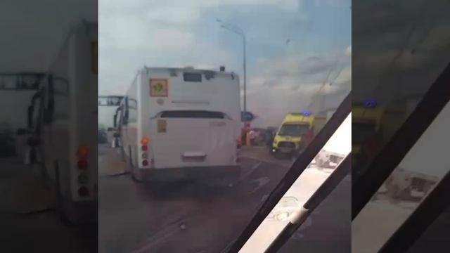 ‼️В Подмосковье автобус, выполнявший маршрут Озера – Котельники, влетел в фуру‼️