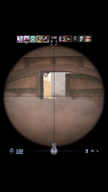 Counter Strike 2 clutch moment #cs2 #gaming #awp #clutch #like