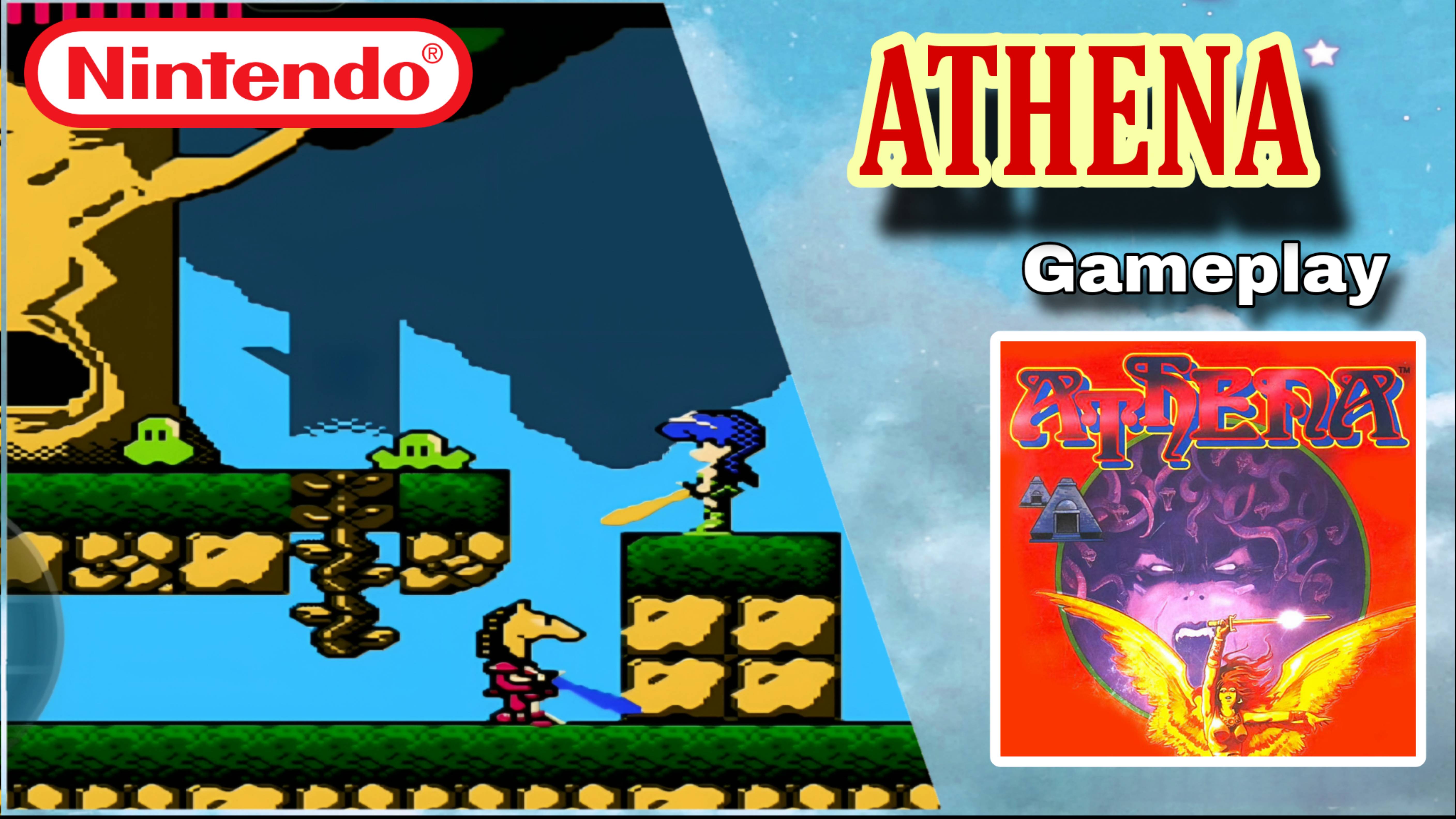 [NES] ATHENA (Gameplay)