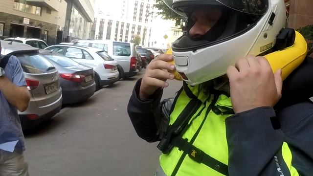 Тест надувной жилетки Spidi
