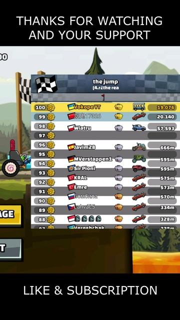 🎧 Is BUS A Top Today? 🎧 (The Jump) - Hill Climb Racing 2 #shorts #hcr2