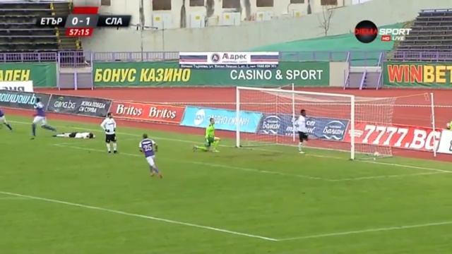 Етър - Славия 2:1 /репортаж/
