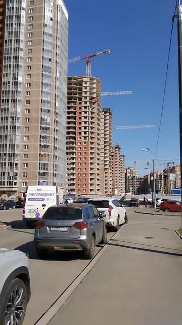 Новостройки, окраина Петербурга. 17 мая 2025.