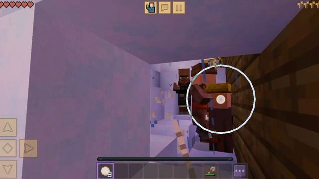 Майнкрафт но ми жителями  играем в снежки