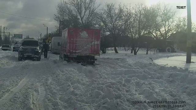 Одесса 30 декабря 2014 г. снежок ВЫПАЛ...