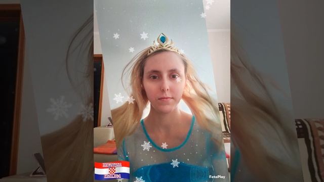 косплей на Эльзу из м/ф "Холодное сердце "Frozen"