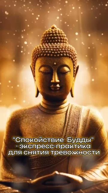 "Спокойствие Будды" - экспресс-практика с энергией Рэйки #рэйки #будда #покой  #снятьтревожность