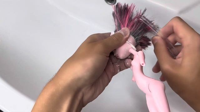 Восстановление волос куклам Monster high✨/как сделать воло