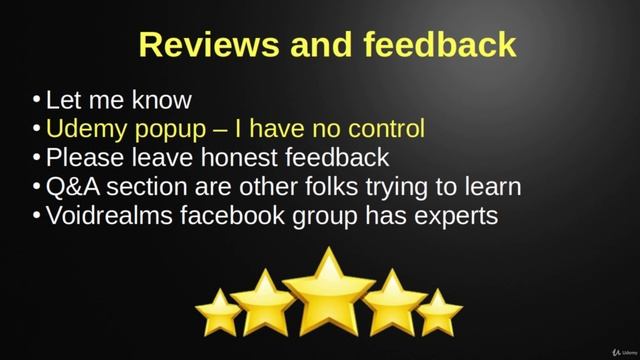 27. Reviews and feedback