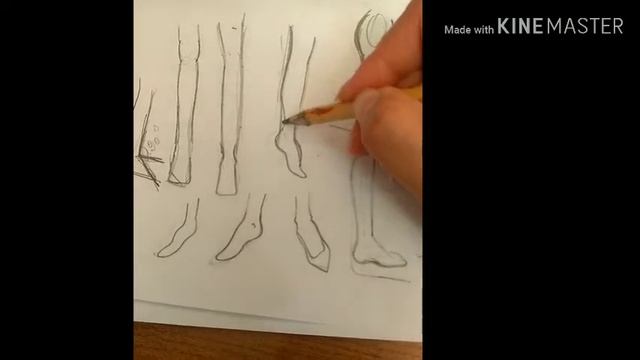 Как правильно прорисовывать стопы,ноги,обувь.