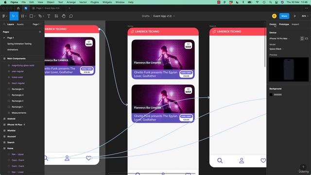 3_48. How to set the right phone and find old prototype phones in Figma