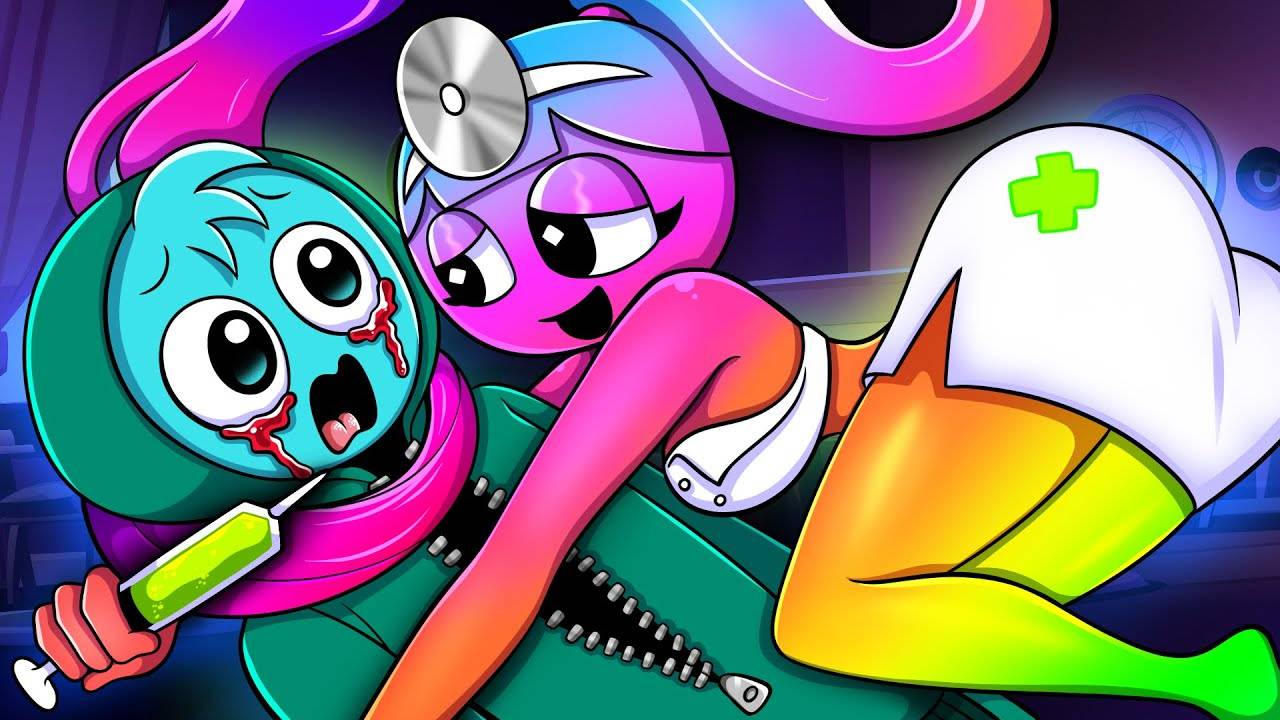 Позволь мне починить тебя, Зип...🌈🛠️💖 Подойди ближе — Радуга против! Радужный Спрунки!