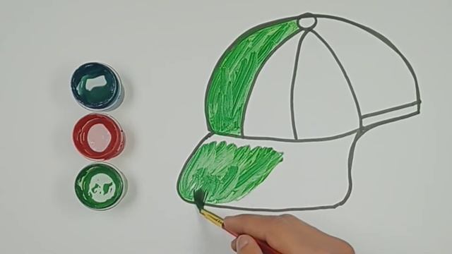 bolalar uchun shapka chizish/hat drawing for kids/рисунок шляпы для детей