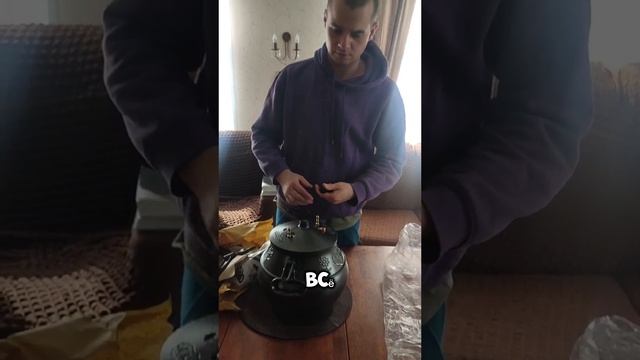 Готовим в афганском казане 👍